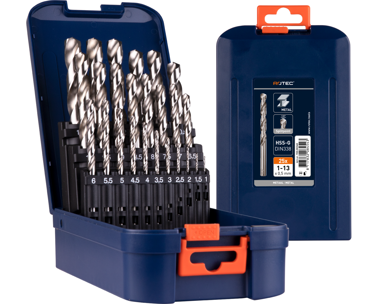 HSS-G Spiraalborenset SILVER-LINE - 25-dlg