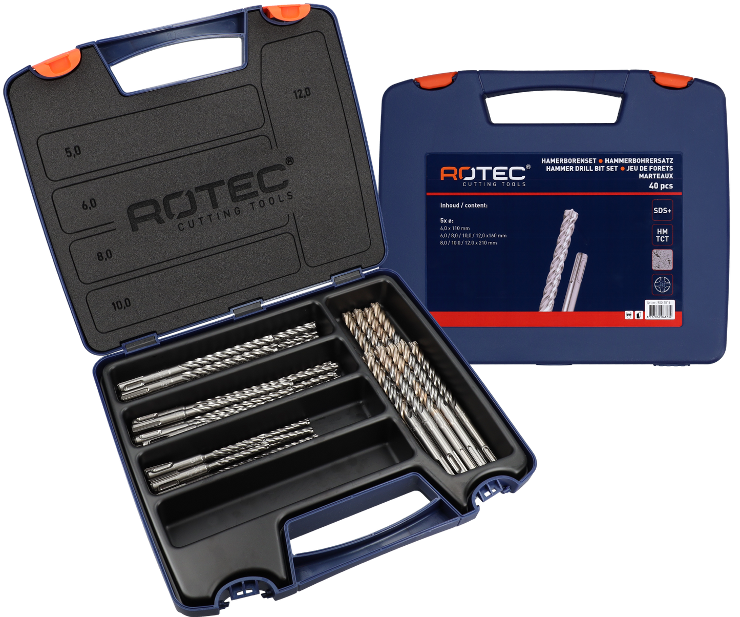 Hamerborenset SDS-plus QUATTRO-X - 40-dlg