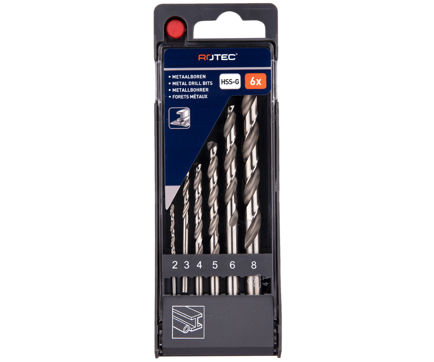 HSS-G Spiraalborenset SILVER-LINE - 6-dlg