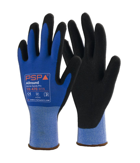 10-470 Allround Top Nitril Sandy Werkhandschoen - 12 paar