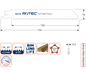 Rotec Reciprozaagblad RC210