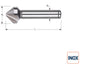 HSS-E Verzinkfrees 90°, INOX
