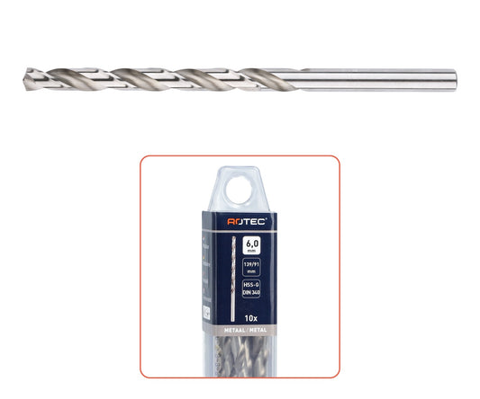 HSS-G Spiraalboor SILVER-LINE lang