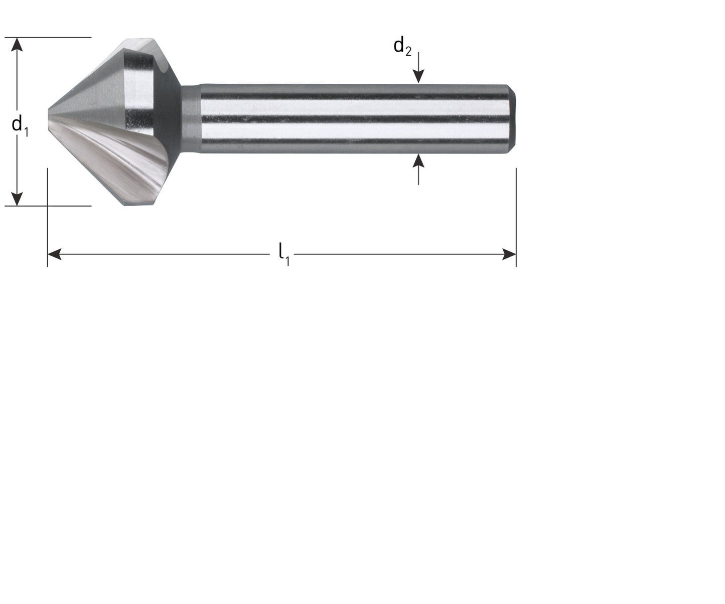 HSS-G Verzinkfrees 90°