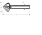 HSS-G Verzinkfrees 90°