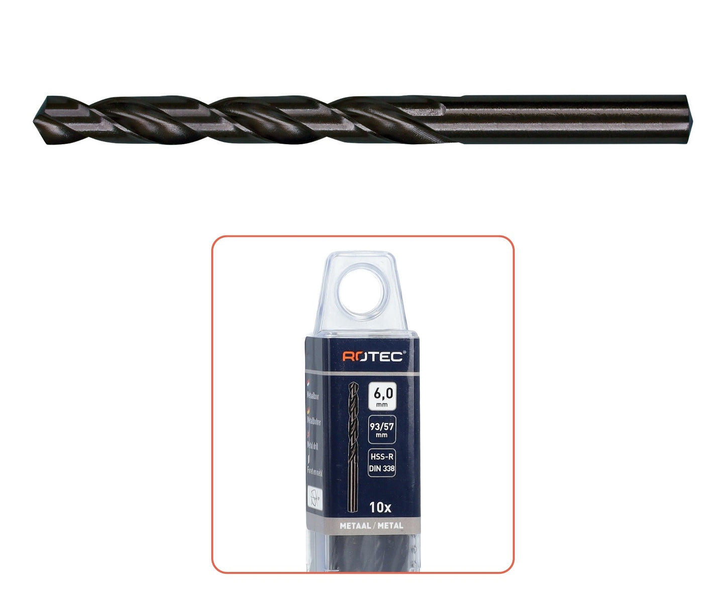 HSS-R Spiraalboor SILVER-LINE