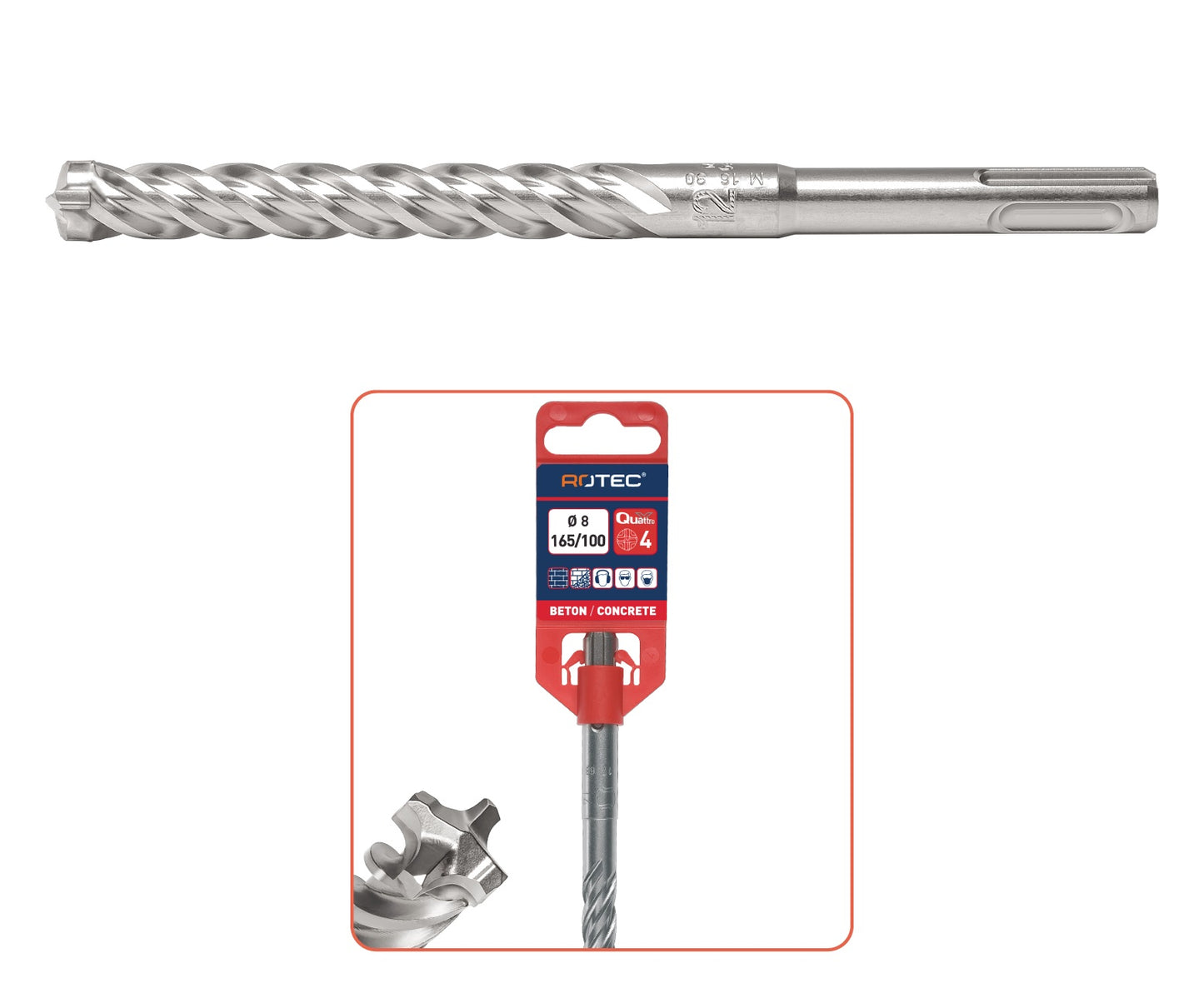 Hamerboor SDS-plus QUATTRO-X