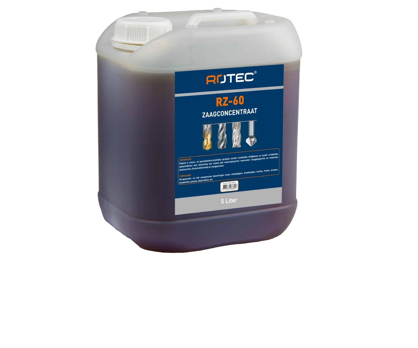RZ-60 Emulgeerbare zaagolie (transparant) - 5 liter
