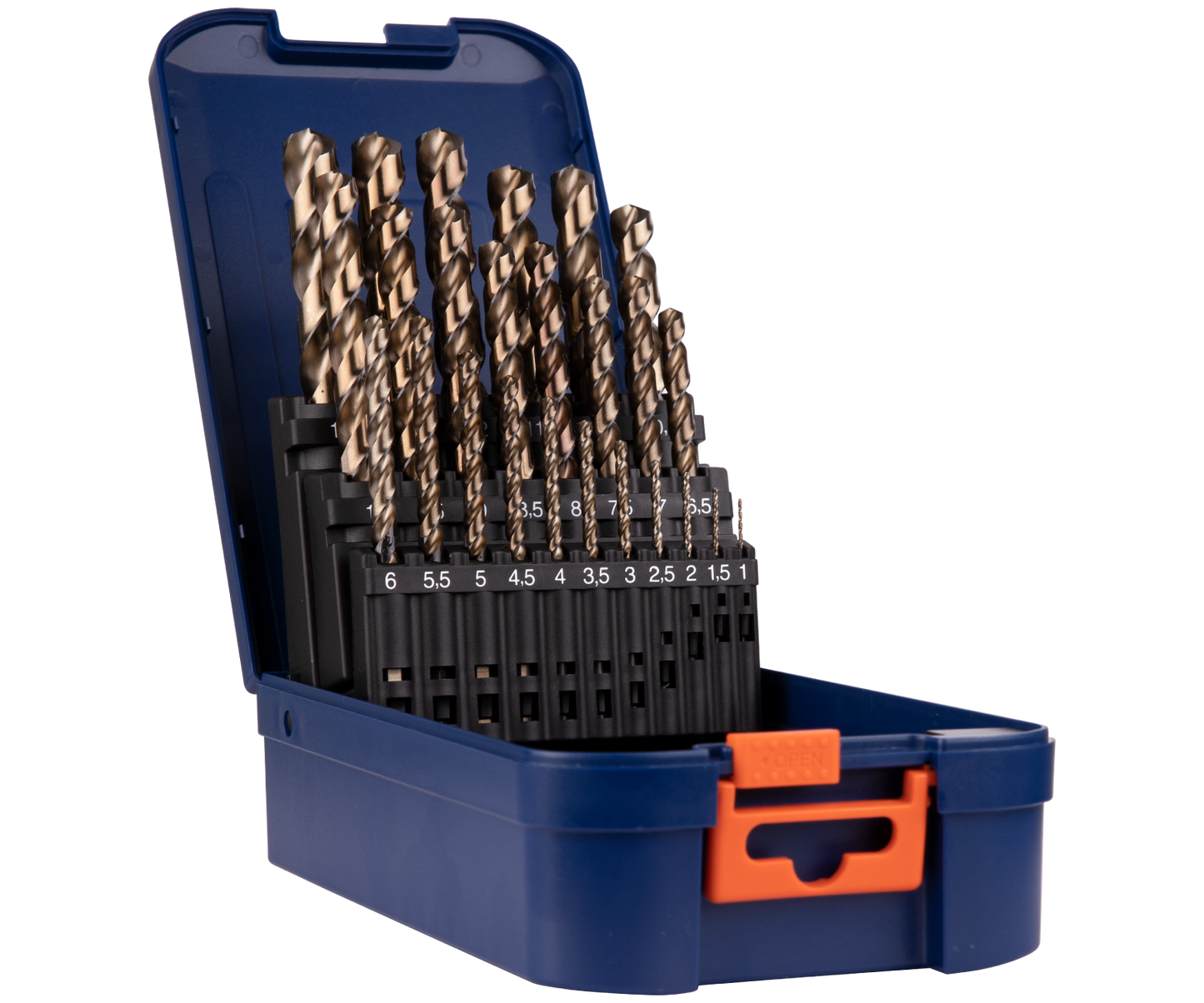HSS-G Spiraalborenset, UNI-X, GOLD-LINE  - 25-dlg