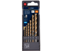 HSS-G Spiraalborenset, UNI-X, GOLD-LINE  - 6-dlg