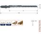 Decoupeerzaagblad DC330