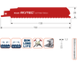 Reciprozaagblad RC420 - 5 stuks